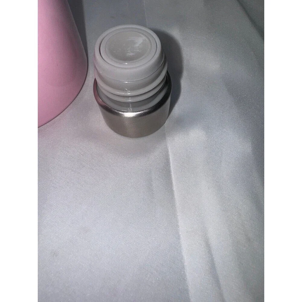 Pink Brumate Winsulator‎ wine bottle silver accents